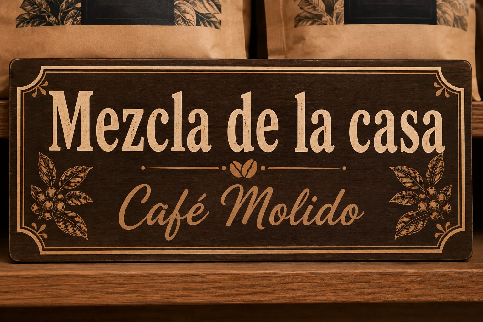 CAFÉ MOLIDO (250 gr.) mezcla de la casa